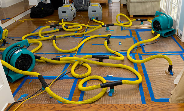Professional Burst Pipe Water Damage technician working in Washington Crossing, PA